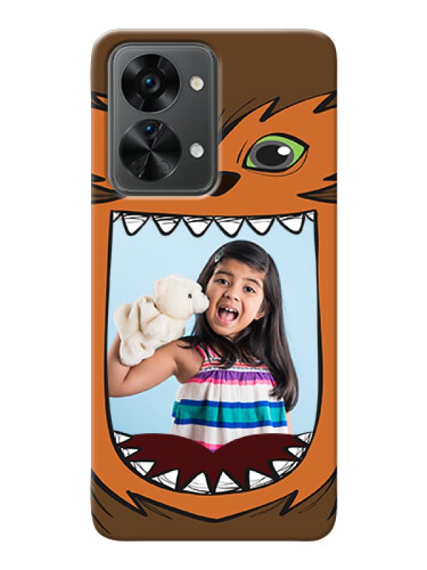 Custom Nord 2T 5G Phone Covers: Owl Monster Back Case Design