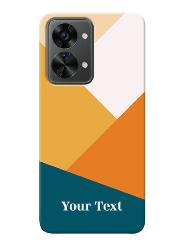 Custom OnePlus Nord 2T 5G Custom Phone Cases: Stacked Multi-colour Design