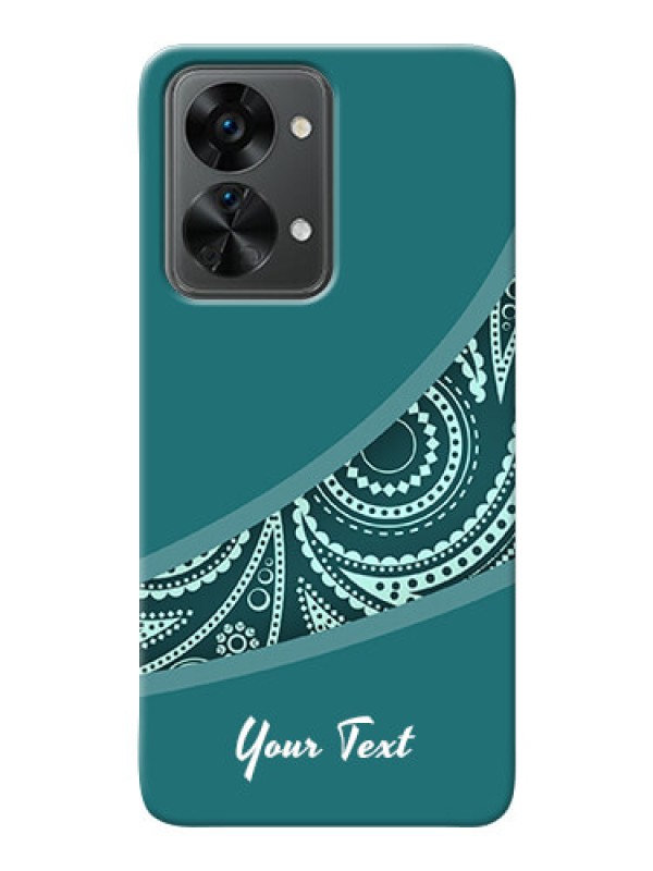 Custom OnePlus Nord 2T 5G Custom Phone Covers: semi visible floral Design