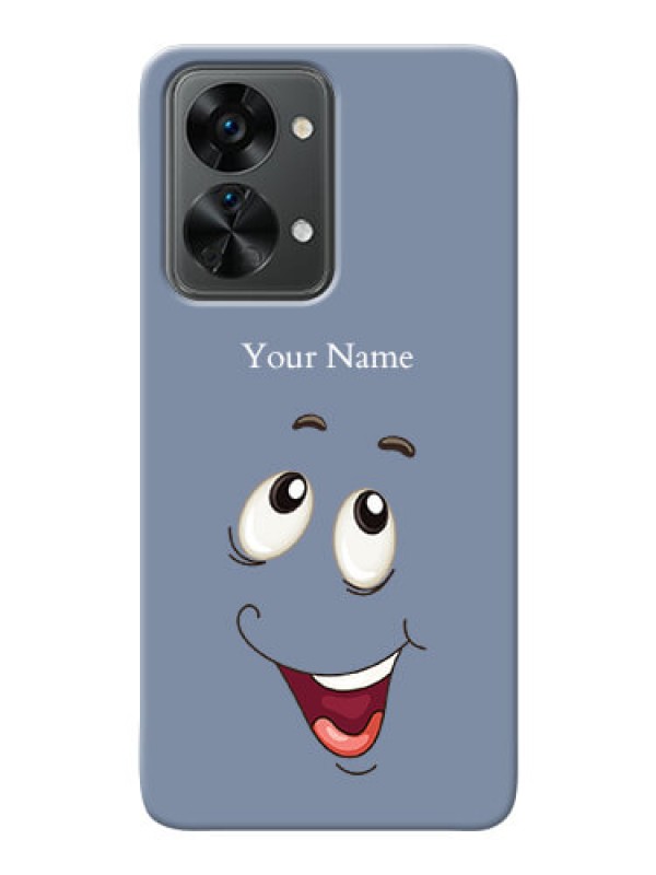 Custom OnePlus Nord 2T 5G Phone Back Covers: Laughing Cartoon Face Design