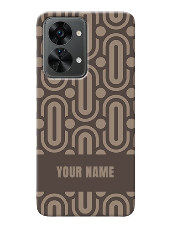 Custom OnePlus Nord 2T 5G Custom Phone Covers: Captivating Zero Pattern Design