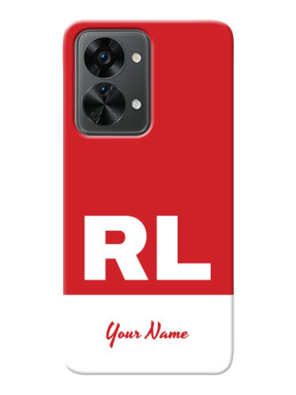 Custom OnePlus Nord 2T 5G Custom Phone Cases: dual tone custom text Design