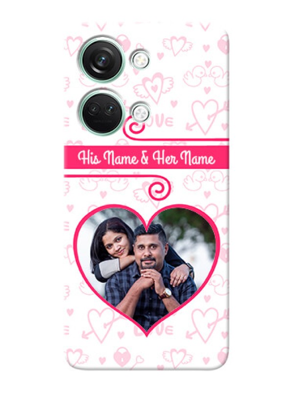 Custom OnePlus Nord 3 5G Personalized Phone Cases: Heart Shape Love Design