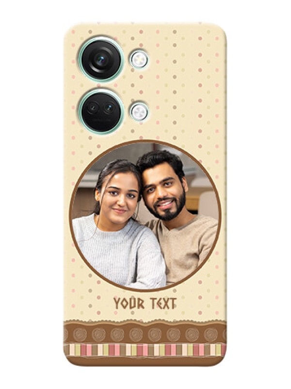 Custom OnePlus Nord 3 5G Mobile Cases: Brown Dotted Mobile Case Design