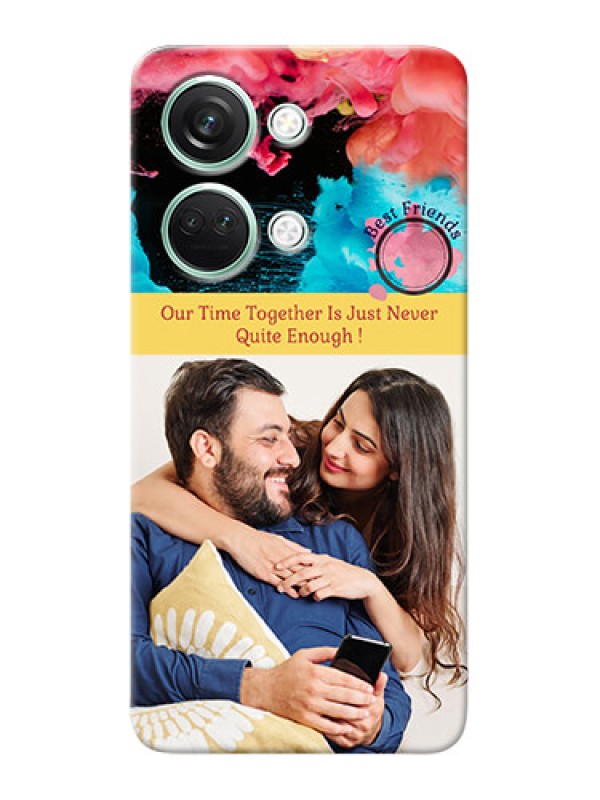 Custom OnePlus Nord 3 5G Mobile Cases: Quote with Acrylic Painting Design