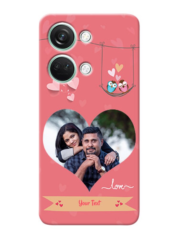 Custom OnePlus Nord 3 5G custom phone covers: Peach Color Love Design