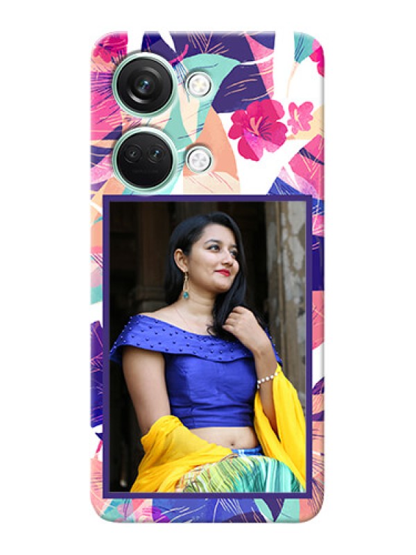 Custom OnePlus Nord 3 5G Personalised Phone Cases: Abstract Floral Design