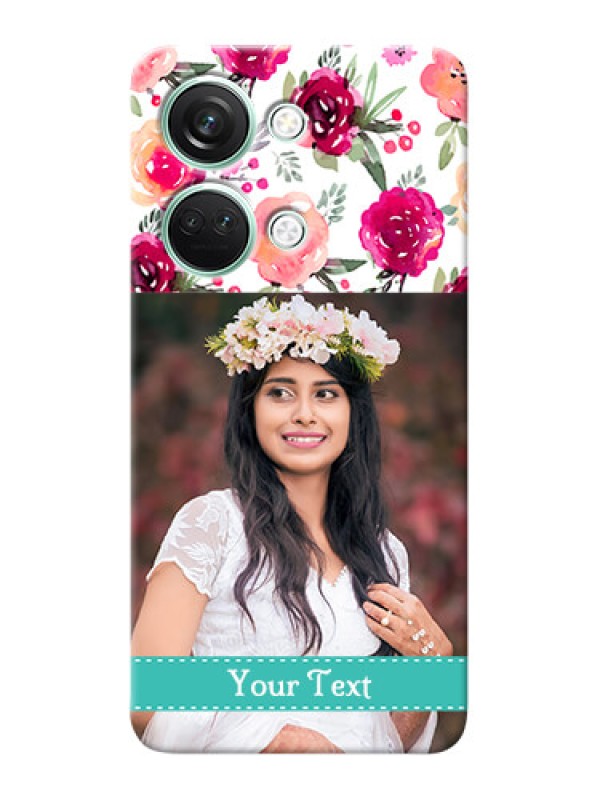 Custom OnePlus Nord 3 5G Personalized Mobile Cases: Watercolor Floral Design