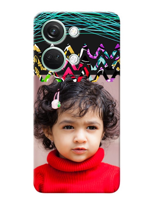 Custom OnePlus Nord 3 5G personalized phone covers: Neon Abstract Design