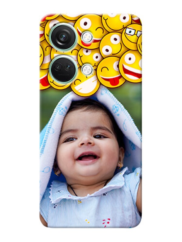 Custom OnePlus Nord 3 5G Custom Phone Cases with Smiley Emoji Design