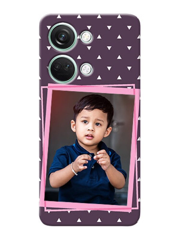 Custom OnePlus Nord 3 5G Phone Cases: Triangle Pattern Dotted Design