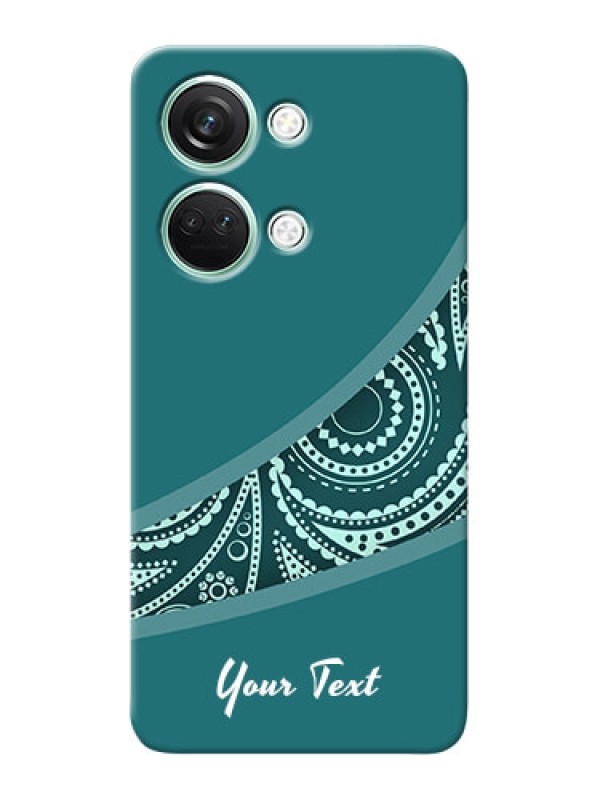 Custom OnePlus Nord 3 5G Photo Printing on Case with semi visible floral Design