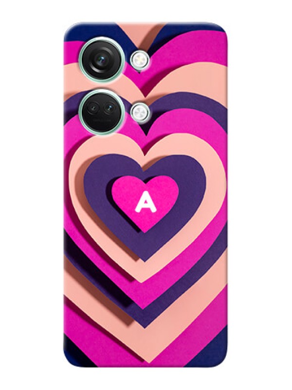 Custom OnePlus Nord 3 5G Custom Mobile Case with Cute Heart Pattern Design