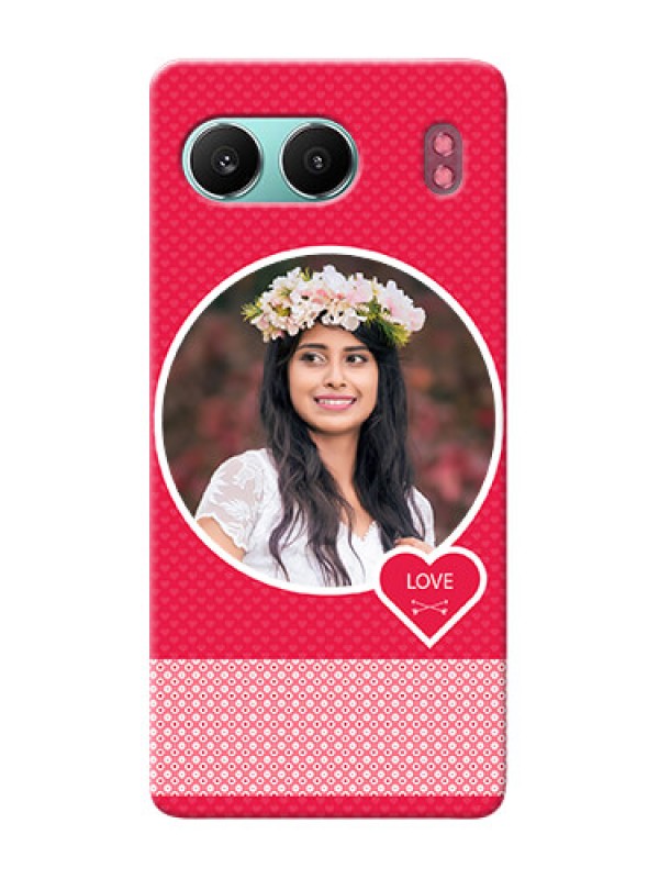 Custom OnePlus Nord 4 5G Mobile Covers Online: Pink Pattern Design