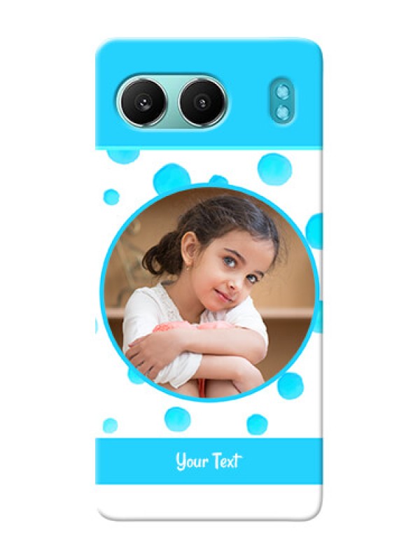 Custom OnePlus Nord 4 5G Custom Phone Covers: Blue Bubbles Pattern Design