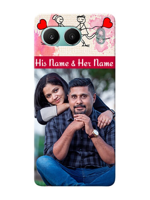 Custom OnePlus Nord 4 5G phone back covers: You and Me Case Design