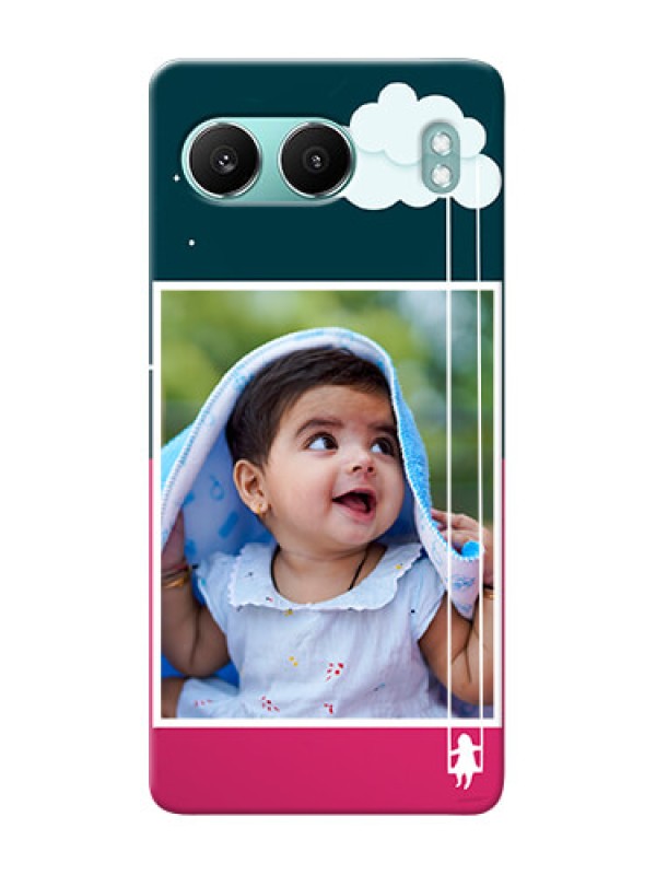Custom OnePlus Nord 4 5G custom phone covers: Cute Girl with Cloud Design