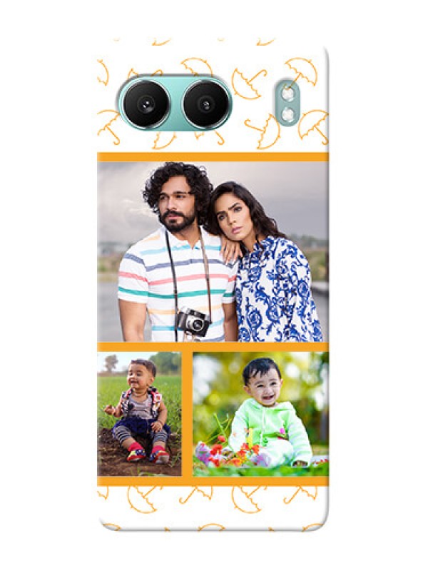 Custom OnePlus Nord 4 5G Personalised Phone Cases: Yellow Pattern Design