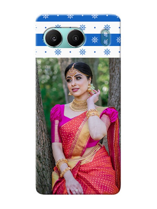 Custom OnePlus Nord 4 5G custom mobile covers: Snow Pattern Design