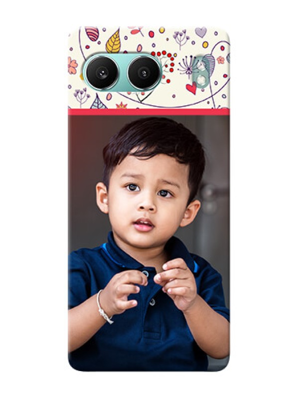 Custom OnePlus Nord 4 5G phone back covers: Premium Floral Design