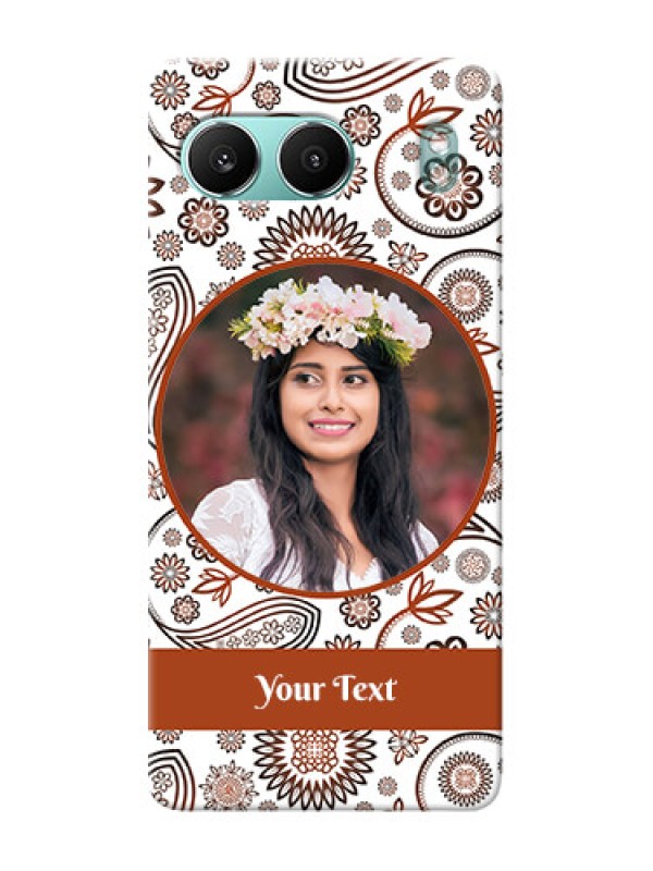 Custom OnePlus Nord 4 5G phone cases online: Abstract Floral Design