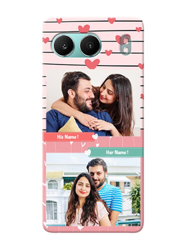 Custom OnePlus Nord 4 5G custom mobile covers: Photo with Heart Design