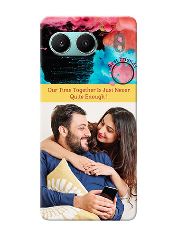 Custom OnePlus Nord 4 5G Mobile Cases: Quote with Acrylic Painting Design