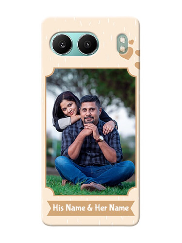 Custom OnePlus Nord 4 5G mobile phone cases with confetti love design