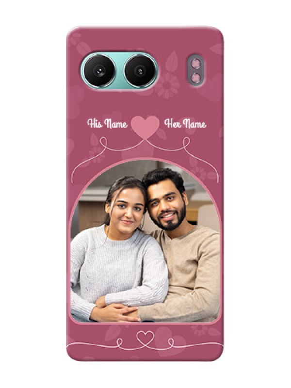 Custom OnePlus Nord 4 5G mobile phone covers: Love Floral Design