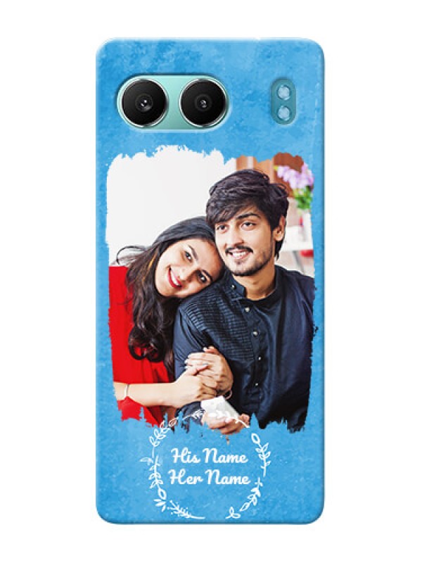 Custom OnePlus Nord 4 5G custom mobile cases: Blue Color Vintage Design