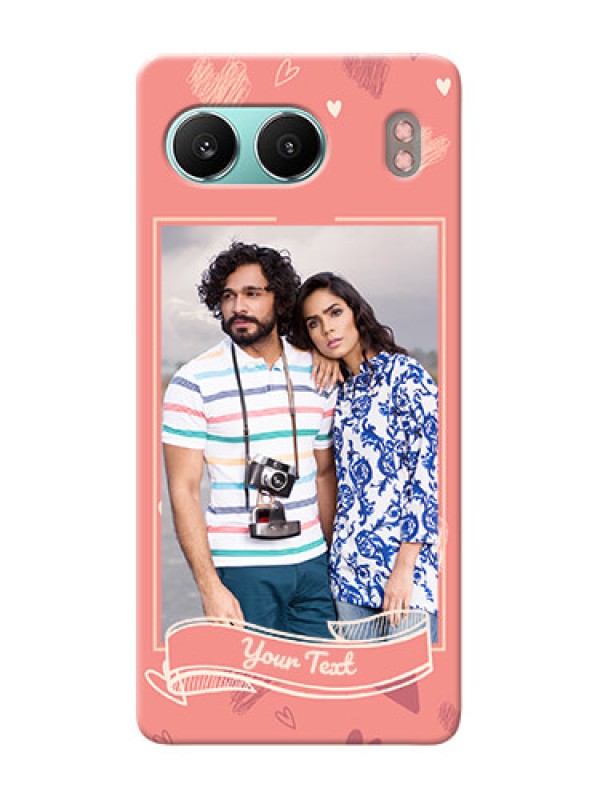 Custom OnePlus Nord 4 5G custom mobile phone cases: love doodle art Design