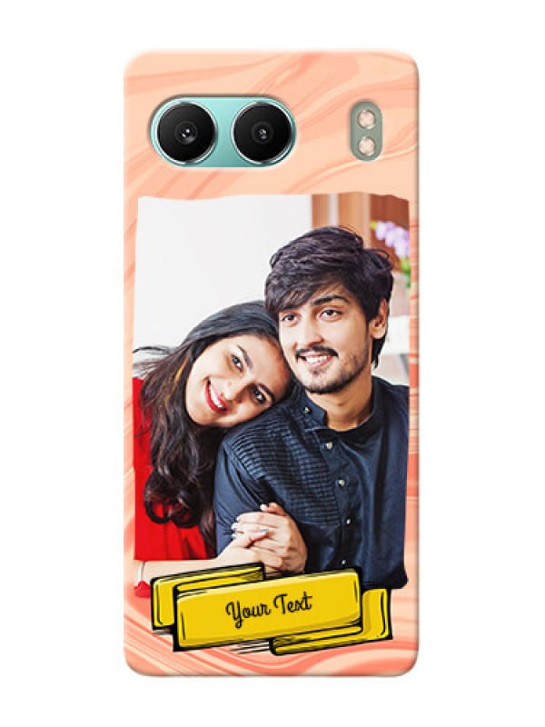 Custom OnePlus Nord 4 5G Customized Phone Cases: Marble Texture Design