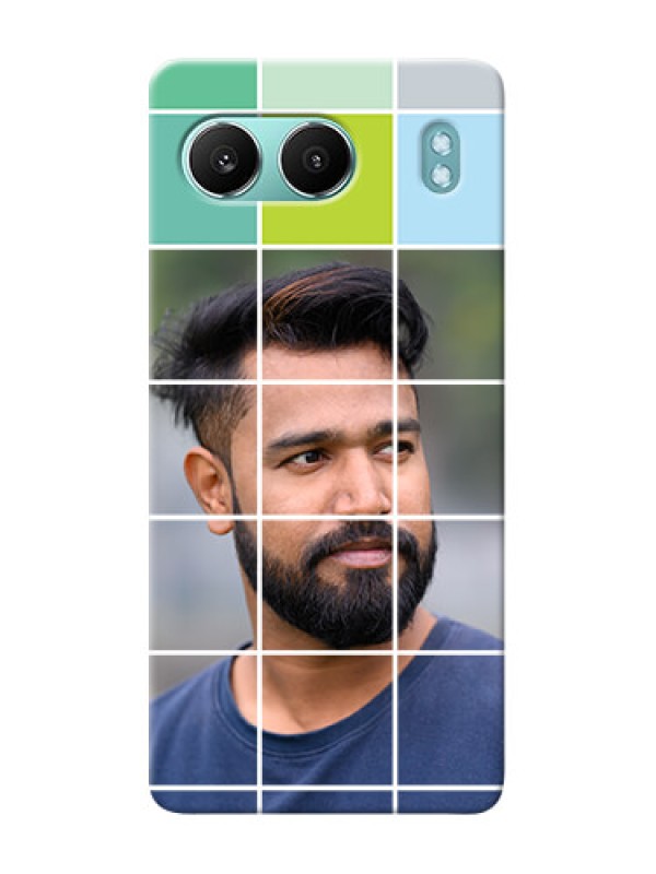 Custom OnePlus Nord 4 5G personalised phone covers with white box pattern