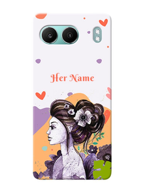 Custom OnePlus Nord 4 5G Personalized Phone Case with Woman And Nature Design