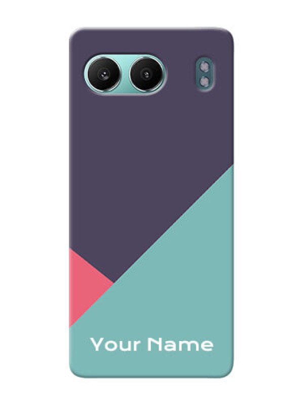 Custom OnePlus Nord 4 5G Custom Mobile Case with Tri Color abstract Design