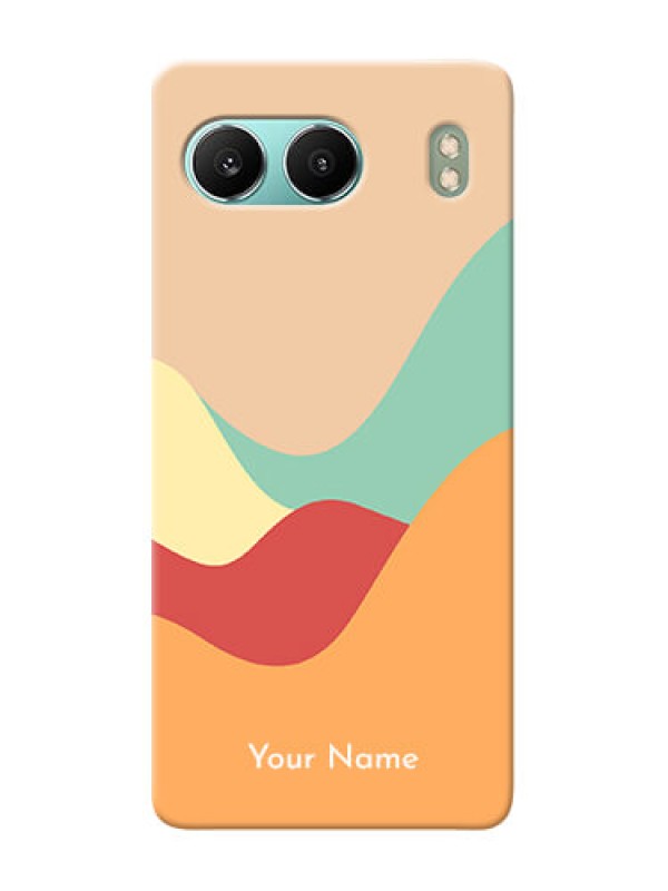 Custom OnePlus Nord 4 5G Personalized Phone Case with Ocean Waves Multicolour Design