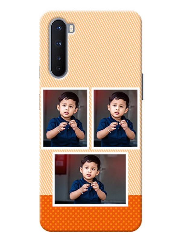 Custom OnePlus Nord Mobile Back Covers: Bulk Photos Upload Design