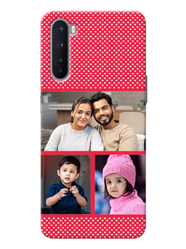 Custom OnePlus Nord mobile back covers online: Bulk Pic Upload Design
