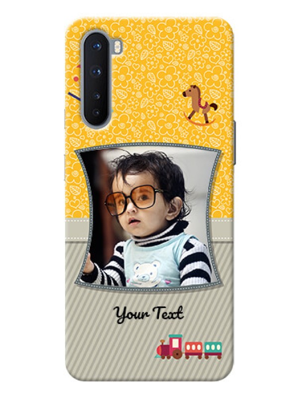 Custom OnePlus Nord Mobile Cases Online: Baby Picture Upload Design