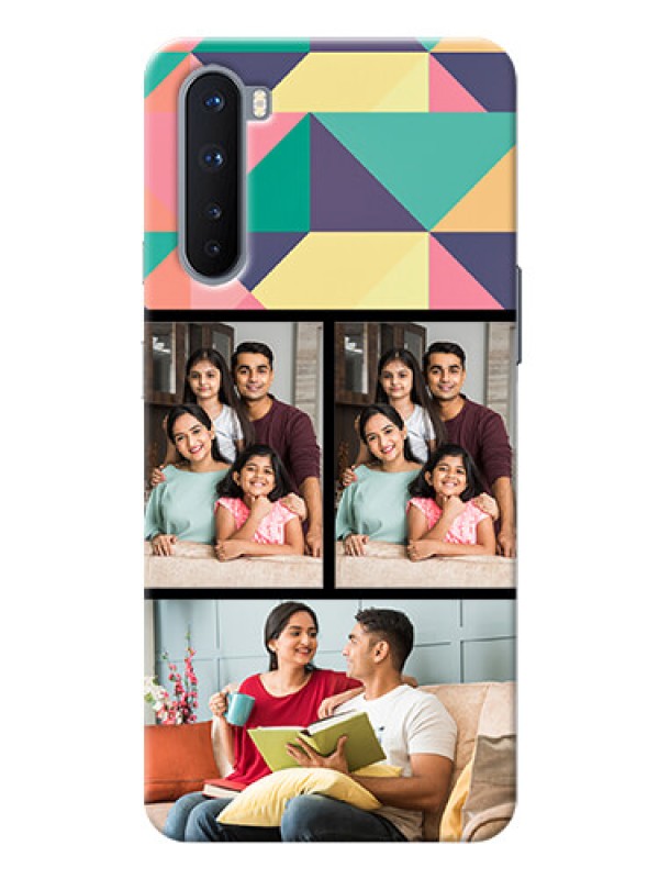 Custom OnePlus Nord personalised phone covers: Bulk Pic Upload Design