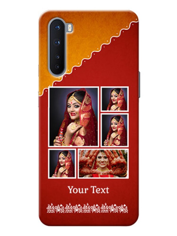 Custom OnePlus Nord customized phone cases: Wedding Pic Upload Design