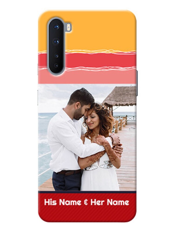 Custom OnePlus Nord custom mobile phone covers: Colorful Case Design