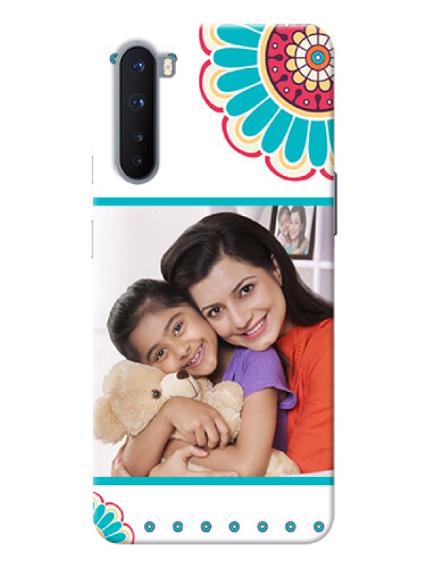 Custom OnePlus Nord custom mobile phone cases: Flower Design