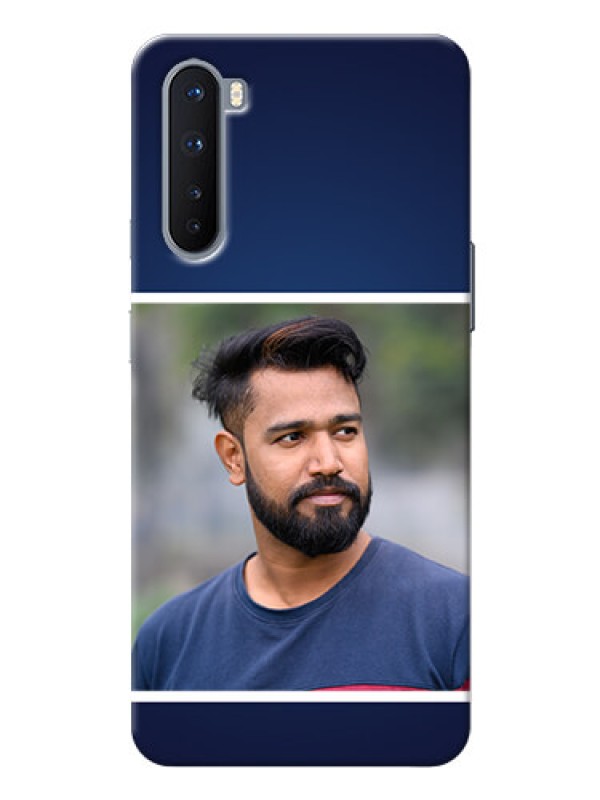 Custom OnePlus Nord Mobile Cases: Simple Royal Blue Design