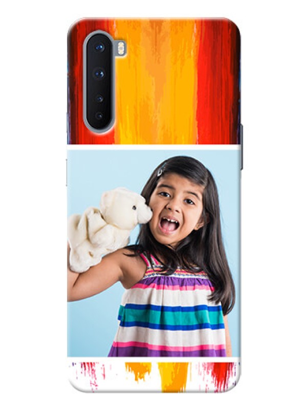 Custom OnePlus Nord custom phone covers: Multi Color Design