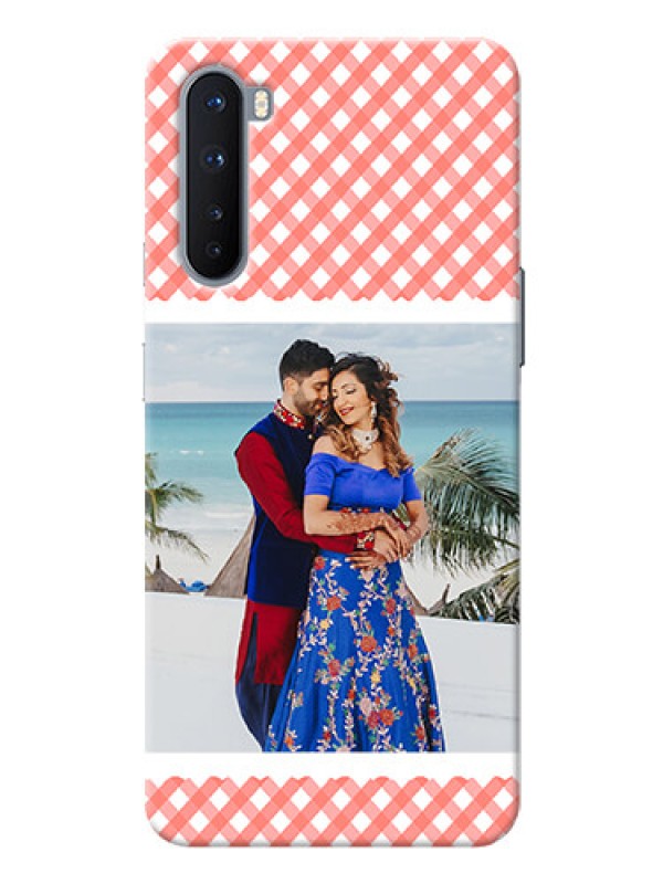 Custom OnePlus Nord custom mobile cases: Pink Pattern Design