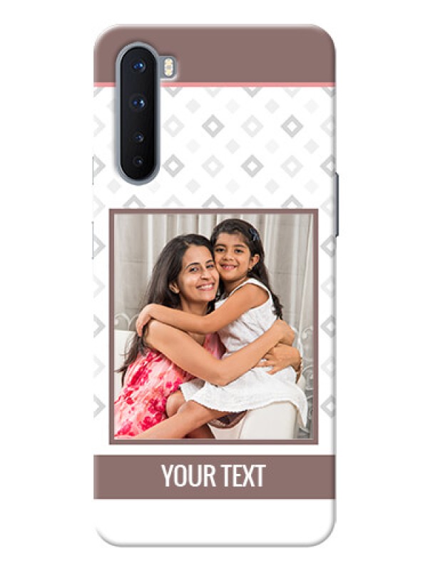 Custom OnePlus Nord custom back covers: Simple Diamond Design