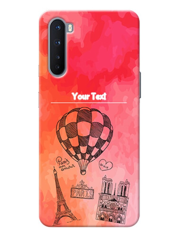 Custom OnePlus Nord Personalized Mobile Covers: Paris Theme Design