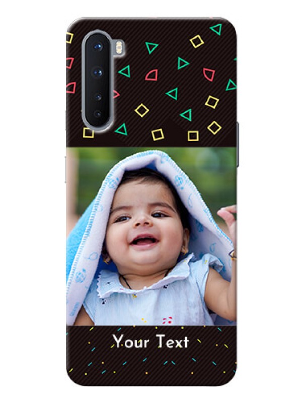 Custom OnePlus Nord custom mobile cases with confetti birthday design