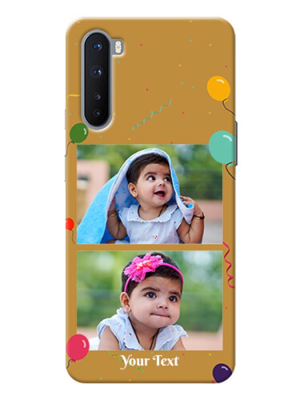 Custom OnePlus Nord Phone Covers: Image Holder with Birthday Celebrations Design